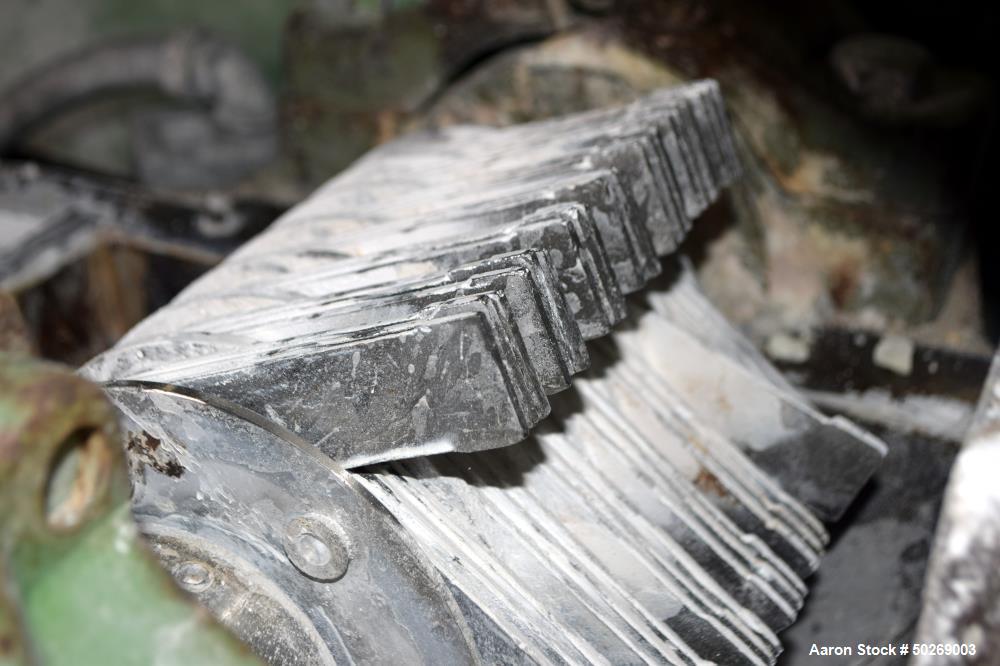 Used Mikro Pulverizer Hammer Mill, Model 2DH, Carbon Steel.