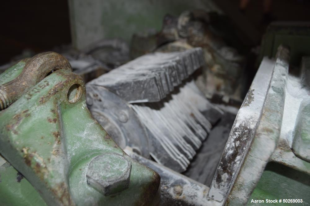 Used Mikro Pulverizer Hammer Mill, Model 2DH, Carbon Steel.