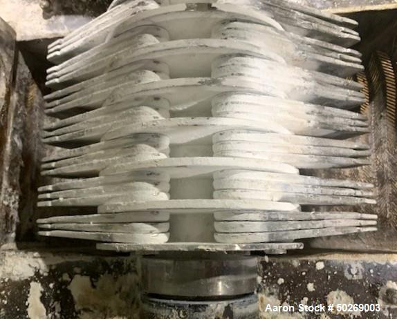 Used Mikro Pulverizer Hammer Mill, Model 2DH, Carbon Steel.