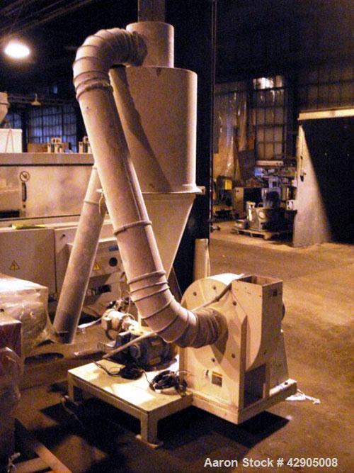Used Reduction Engineering Grinding System Consisting Of: Model REC 100 Reduction Engineering mill, 60 hp, 480 volt, Reduction Engineering vacuum loader model PF3, 2.5 hp blower with Selectronics 4+ ...