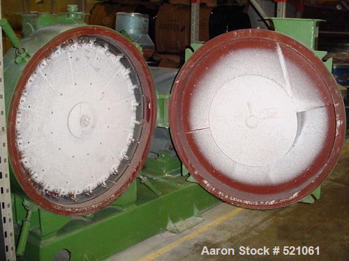 USED: Pulvocron model PC-38, 150 hp, 12" x 6" feed throat.