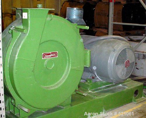 USED: Pulvocron model PC-38, 150 hp, 12" x 6" feed throat.