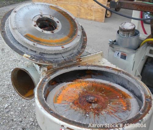 Used Reduction Engineering Pulverizing System, Carbon Steel, Consisting Of: (1) Model 75 horizontal dual disc pulverizer, driven by a 75 hp motor, (1) 10 hp blower, (1) cyclone, (1) hopper, (1) S&S m...