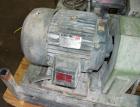 Used Mikro Pulverizer Hammer Mill, Model 2DH, Carbon Steel.