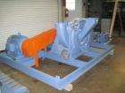 Used Pallmann Attrition/Impact Turbo Mill, Model PP6, Carbon Steel. Approximate 600mm diameter grinding chamber, 26 cubic meter per minute air displacement. Designed for pulverizing, fiberizing, crus...