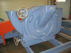 Used Pallmann Attrition/Impact Turbo Mill, Model PP6, Carbon Steel. Approximate 600mm diameter grinding chamber, 26 cubic meter per minute air displacement. Designed for pulverizing, fiberizing, crus...