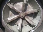 Used Pallmann Attrition/Impact Turbo Mill, Model PP6, Carbon Steel. Approximate 600mm diameter grinding chamber, 26 cubic meter per minute air displacement. Designed for pulverizing, fiberizing, crus...