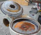 Used Reduction Engineering Pulverizing System, Carbon Steel, Consisting Of: (1) Model 75 horizontal dual disc pulverizer, driven by a 75 hp motor, (1) 10 hp blower,missing fan, (1) cyclone, (1) hoppe...