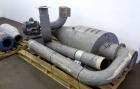 Used Wedco Size Reduction System, Model SE 12TC-50-50, Carbon Steel. Consists of : (2) Thermofine SE 12 mills, approximate 12” diameter grinding discs. Each mill driven by a 50 hp, 3/60/460 volt, 353...