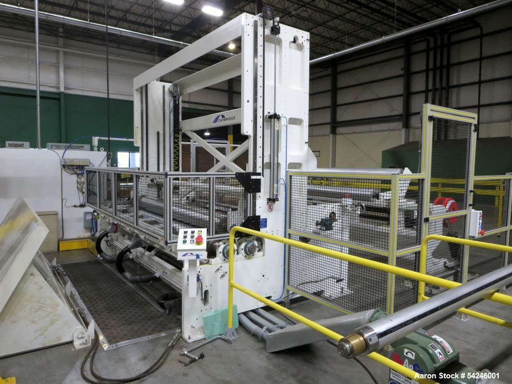 Used Catbridge Model 210 Slitter-Rewinder with 686 Unwind Section | 110" Web Width | 2500 FPM | Built 2018