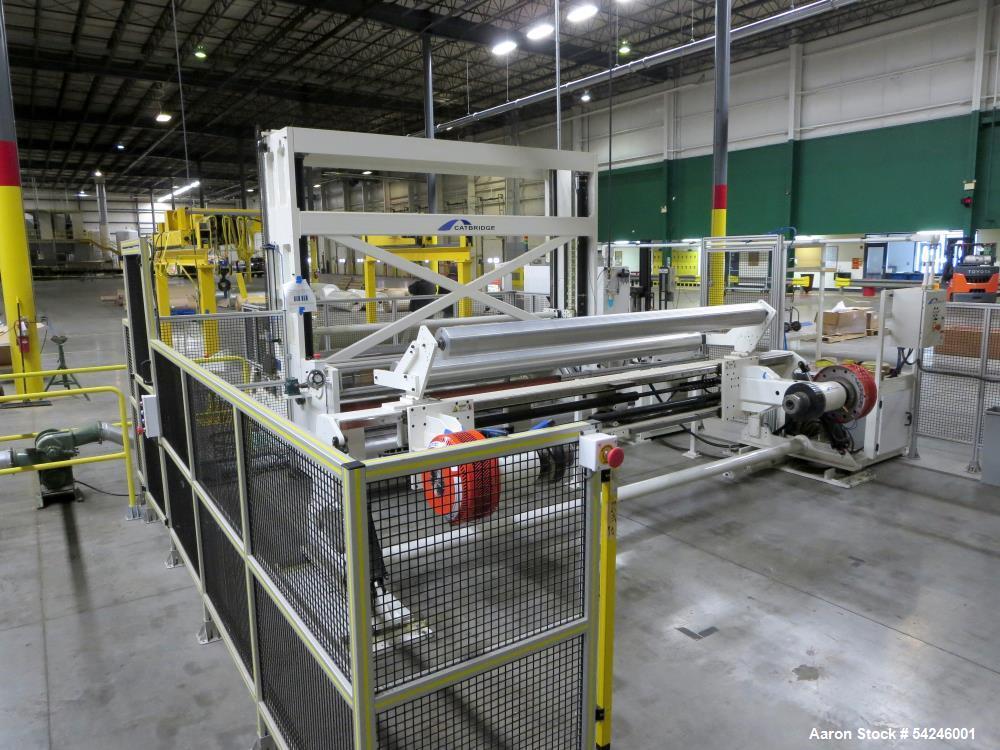 Used Catbridge Model 210 Slitter-Rewinder with 686 Unwind Section | 110" Web Width | 2500 FPM | Built 2018