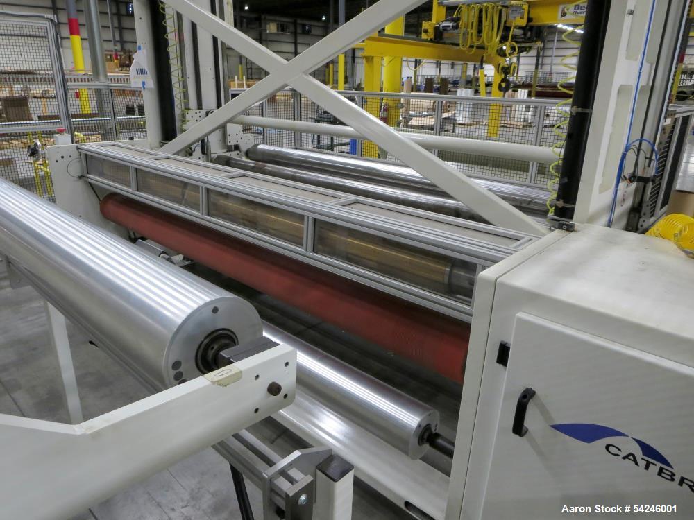 Used Catbridge Model 210 Slitter-Rewinder with 686 Unwind Section | 110" Web Width | 2500 FPM | Built 2018