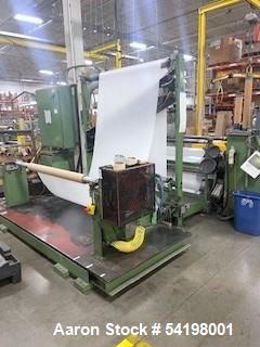 Used Dusenberry Slitter – Model 260 LS, 63” Max Width, Dual Rewind, Brake Control & EZ-Trac Tension