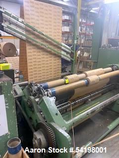 Used Dusenberry Slitter – Model 260 LS, 63” Max Width, Dual Rewind, Brake Control & EZ-Trac Tension