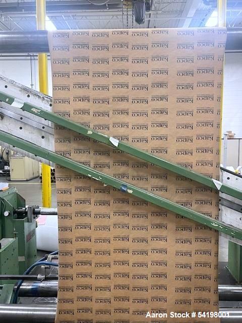 Used Dusenberry Slitter – Model 260 LS, 63” Max Width, Dual Rewind, Brake Control & EZ-Trac Tension
