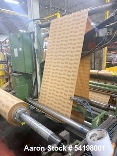 Used Dusenberry Slitter – Model 260 LS, 63” Max Width, Dual Rewind, Brake Control & EZ-Trac Tension