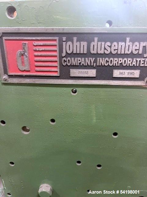 Used Dusenberry Slitter – Model 260 LS, 63” Max Width, Dual Rewind, Brake Control & EZ-Trac Tension