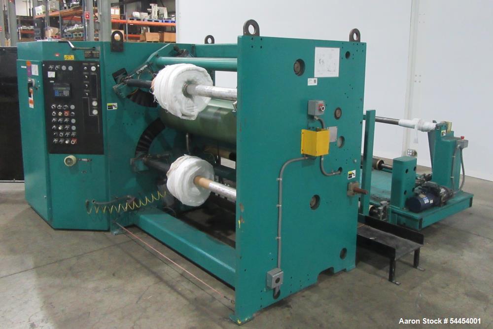 Dusenbery 740AMG Cantilevered Center Surface Slitter Rewinder