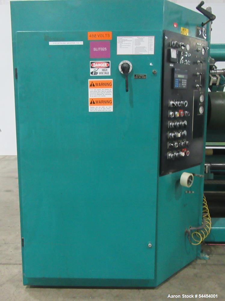 Dusenbery 740AMG Cantilevered Center Surface Slitter Rewinder