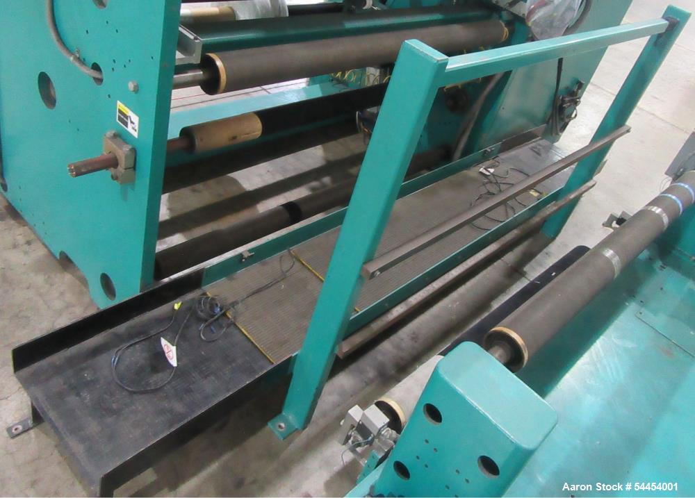 Dusenbery 740AMG Cantilevered Center Surface Slitter Rewinder