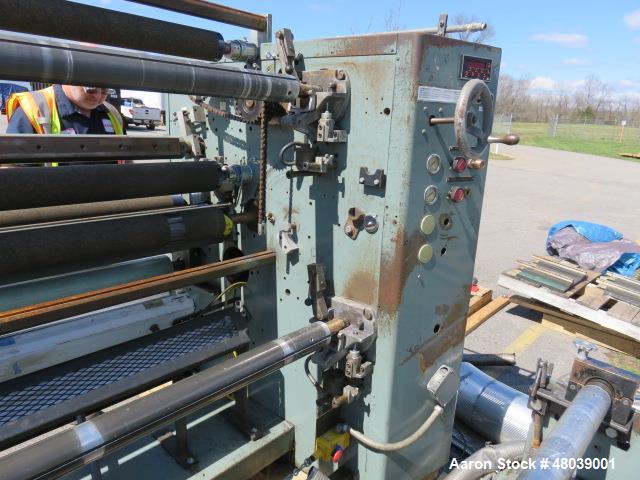 Used- Dusenbery 72" Slitter-Rewinder, Model 815 GR.