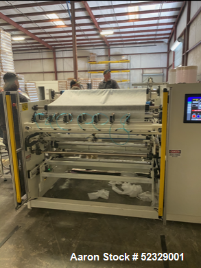 Used- Pinnacle Converting Equipment Versa Perforator-Slitter And Rewinding Line