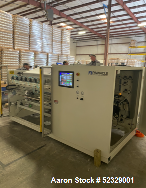 Used Pinnacle Converting Equipment Versa Perforator-Slitter And Rewinding Line