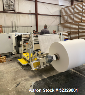 Used Pinnacle Converting Equipment Versa Perforator-Slitter And Rewinding Line