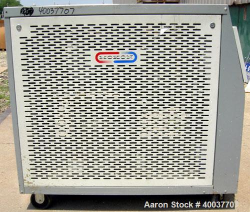 Used Mokon Temperature Controller/Chiller, model 311-053. Two zone heating/chilling system with (2) KV7F04KU.  Heating units and (1) 1-1/ 2 ton air-cooled chiller.  208 volts, 3 phase, 60 hertz.  3/2...
