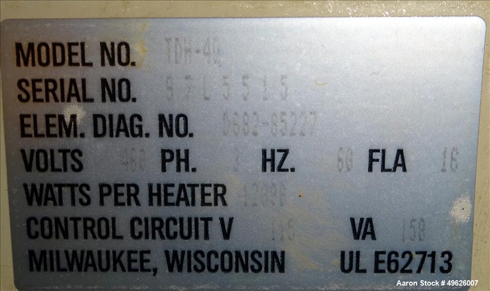 Used AEC True-Temp Series Hot Oil Unit/Temperature Controller, Model TDH-4.