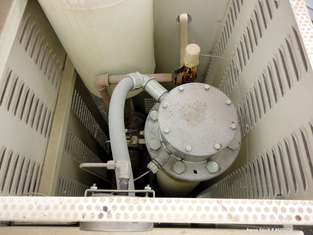 Used Chromalox Hot Oil Temperature Control Heater, 9 kW, Model OTCSW-550-9XX. Includes a control panel. Mounted on casters. 3/60/240 Volts.