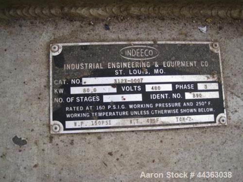 Used Chromalox Electric Oil Heater, 80 kw capacity, electrically heated bayonet heater, 480 volt, 3 phase, skid mounted with Kontro centrifugal circulation pump, carbon steel construction, 7.5 hp, 60...