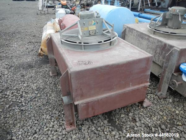 Used FTS Hot Oil System, 100 kW/hour capacity rated up to 400 deg F max operating temperature, 460 volt 3 phase 60 hz main supply, with 40 hp Kontro 3" x 2" x 8" circulation pump rated 300 gpm at 280...
