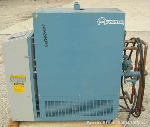 Used Advantage hot oil temperature control unit, model HSO-1830HC-41D2.  Rated 18 kw/zone, temperature range 100 - 500 degrees F, max operating pressure 100 psi.  1 hp, 3/60/480 volt.  Regal control ...