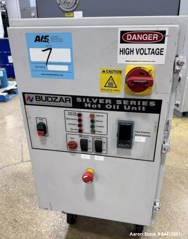 Budzar Silver Series Hot Oil Temperature Control Unit, Portable, Model 1SSOT-1226