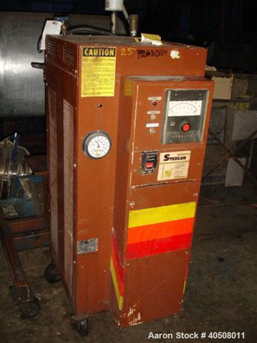 Used Sterlco Hot Oil Heater, Model F6016-MX. 12 kW, single zone, 460 volt with pump.