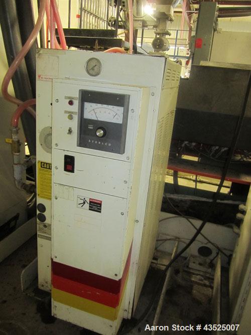 Used Sterlco Hot Oil Heater, Model F6016-MX. 6 kW Capacity, single zone, 460 volt with controls.