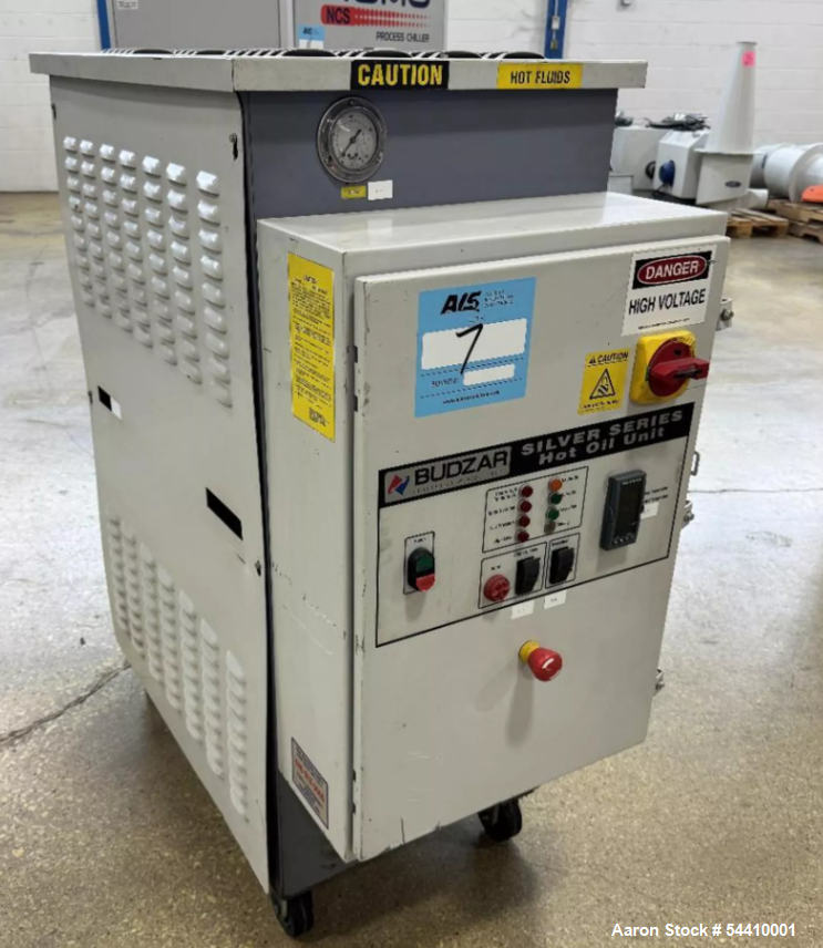 Used Budzar Industries Portable Silver Series Hot Oil Unit, Model# 1SSOT-1226, Serial# 200904-15072.