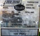 Used Sterlco single zone hot oil heater, model S9016-JO, 24 kw. 3/60/460 volt, 33 amp. Serial #97E5300.
