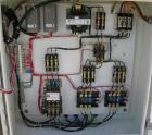 Used: Advantage hot oil temperature controller, model RK4-2460HC-SP. Maximum temperature 400 deg.f.. 3/60/460 volt,approx 24 kw, 33.8 amp. Mounted on casters. Built 2004.