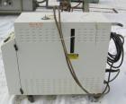 USED: Budzar Industries thermal fluid hot oil temperature controller, model 10T-1220-VLC. 3/60/460 volt, 17.4 amp. 12 kW heater. Temperature range 200 to 450 deg F. Mounted on casters.