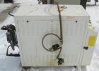 USED: Budzar Industries thermal fluid hot oil temperature controller, model 10T-1220-VLC. 3/60/460 volt, 17.4 amp. 12 kW heater. Temperature range 200 to 450 deg F. Mounted on casters.