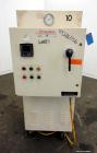 Used Chromalox Hot Oil Temperature Control Heater, 9 kW, Model OTCSW-550-9XX. Includes a control panel. Mounted on casters. 3/60/240 Volts.