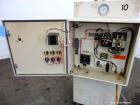 Used Chromalox Hot Oil Temperature Control Heater, 9 kW, Model OTCSW-550-9XX. Includes a control panel. Mounted on casters. 3/60/240 Volts.