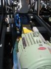 Used Chromalox Electric Oil Heater, 10 kw capacity, electrically heated bayonet heater, skid mounted with 5 hp Ingersol Rand centrifugal circulation pump.