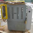 Used: Mokon hot oil temperature controller, model H54A12-S2. Maximum temperature 500 deg.f.. 3/60/460 volt, 12 kw, 15.1 heater amp. Mounted on casters. Built 2000.
