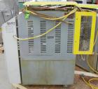 Used: Mokon hot oil temperature controller, model H54A12-S2. Maximum temperature 500 deg.f.. 3/60/460 volt, 12 kw, 15.1 heater amp. Mounted on casters. Built 2000.