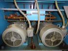 Used Mokon 12 Kw Oil Heater, Model MR4S06-EZ. (2) Zones, 6kW each. Driven by 1-1/2 hp motors. 3/60/480 volt. Mounted on a carbon steel frame. Serial# 29408, built 1993.