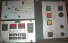 Used Sterlco Hot Oil Temperature Control Unit, Model M2B9026-J1. Single zone oil heater, 18 total kW. Temperature range to 550 deg F. 3/60/460 volt. M2B control panel. Mounted on casters.