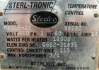 Used Sterlco Hot Oil Temerature Controller, Model M6016-DX. 12 kW, 3/60/460 volt, 16 amp. Mounted on casters.